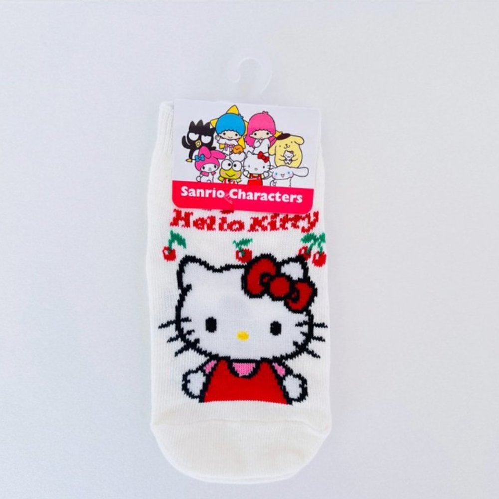 Hello Kitty White Kids Girls No Show Socks 1 Pair